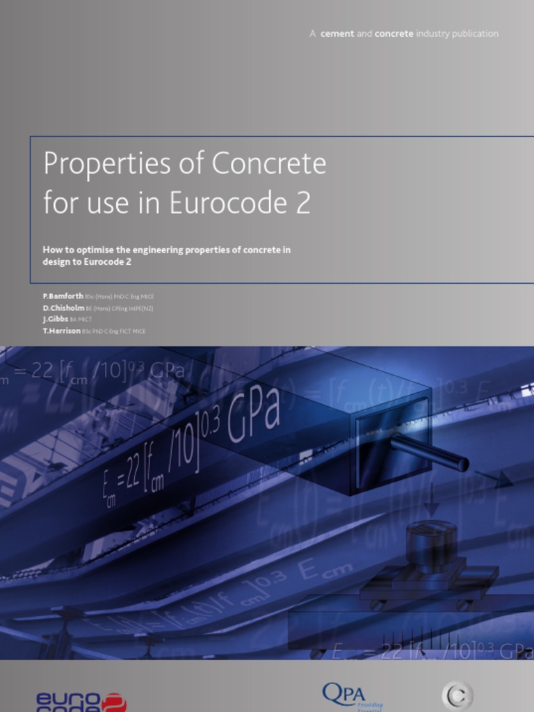 Properties of Concrete For Use in Eurocode 2 | PDF | Strength Of ...