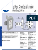 Wall Mount Carbon Dioxide/Temperature Transmitter