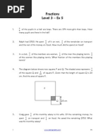 Fractions Level 3 - Ex 5