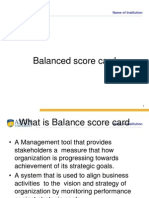 Balanced Score Card