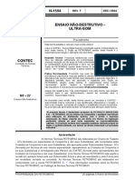 Procedimento de ensaio ultrassônico