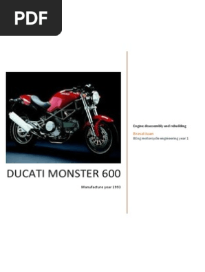 DUCATI Monster 900ie ワークショップマニュアル DUCATI Workshop Manual M900 Monster 1993 1994 1995 1996 1997 1998