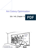 Ant Colony Optimization: 22c: 145, Chapter 12