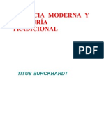 Burckhardt-Ciencia Moderna y Sabiduría Trad.