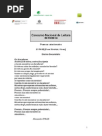 Poemas Selecionados Para a Prova Oral