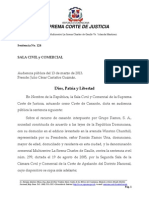 Grupo Ramos S.A. y Multicentro La Sirena Charles de Gaulle vs. Yolanda Martinez