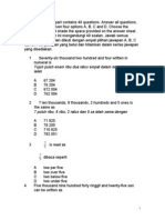 Instruction: This Part Contains 40 Questions. Answer All Questions