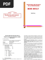 Ficha Técnica del Test Mini Mult | PDF | Sicología | Medicina