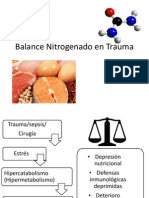 Balance Nitrogenado en Trauma