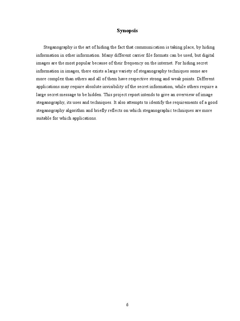 Overview of Image Steganography Techniques | PDF | Java (Programming ...
