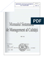 Manualul calitatii  (1)