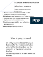 Going Concern-Presentation