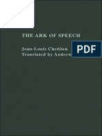 Chretien, Jean Louis - The Ark of Speech