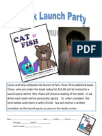 book launch flyer