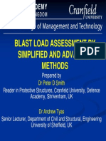 Blast Load Assessment By