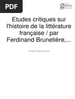 Etudes critiques sur l'histoire de la littérature française. 6