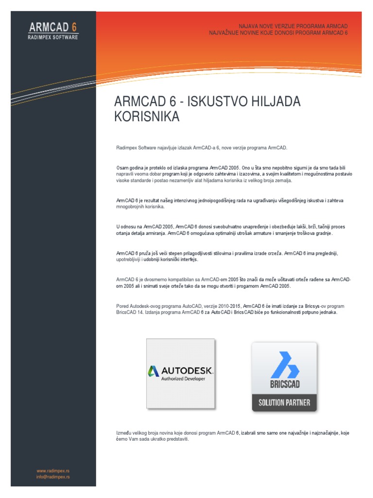 Armcad 6 Novo | PDF