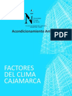 Factores clima Cajamarca Perú precipitación temperatura radiación