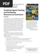 Instructors Guides for Teaching Organic Gardening