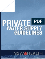 Private Water Supply Guidelines