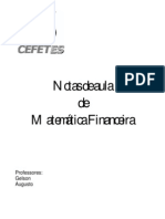 Apostila de Matemática Financeira