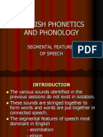 English Phonetics and Phonology Segmental Features