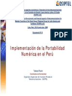 Portabilidad Numerica - Osiptel PDF