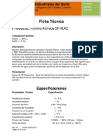 Ficha Técnica Alumina Activada