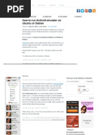 How To Run Android Emulator On Ubuntu or Debian - Linux FAQ