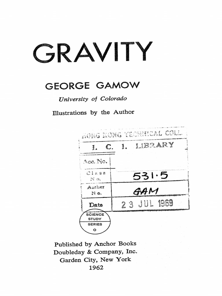 Gravity Gamow