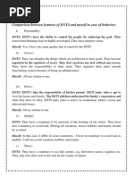 Comparison Between Features of ENTJ and Myself in Case of Behavior in Real Life