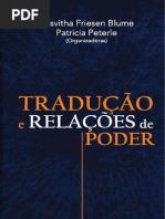 Rosvitha Friesen Blume, Patricia Peterle (Organizadoras). Traducao e Relacoes de Poder