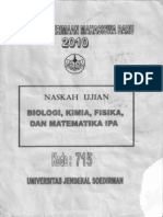 Kemampuan Ipa Unsoed2010