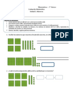 Eval. Unidad 1 Matematica