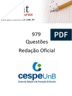 979 - Questoes CESPE - Redação Oficial