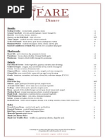 Download Dinner by Fare Restaurant SN216220068 doc pdf