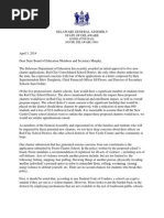 General Assembly Letter - Proposed Charter Schools - April 2014