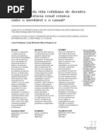 A Dialetica Da Vida Cotidiana de Doentes Com IRC - Entre o Inevitavel e o Casual