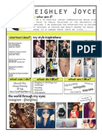 Fashion & Beauty Creative Collage Resume