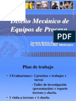 Diseño Mecanico de Equipos de Proceso (1.2011) - Introducción