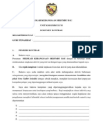 Format Dokumen Kontrak