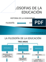 LAS FILOSOFIAS DE LA EDUCACIÓN