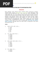 Panduan Jitu Mengerjakan Soal Matematika CPNS