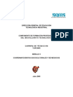 Módulo V Coordinar Eventos Socioculturales y de Negocios