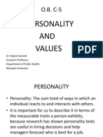 Personality and Values