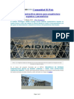 Artículo en EL PAIS sobre Sistemas Constructivos Mixtos Para Arquitectura Organica y Parametrica