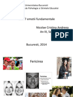 Nicolae Cristina Andreea - Cele 7 Emotii Fundamentale