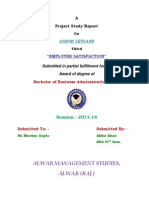 Alwar Management Studies, Alwar (Raj.) : A Project Study Report