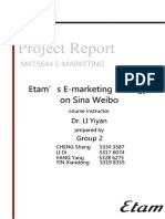 Etam Final Report - Group II