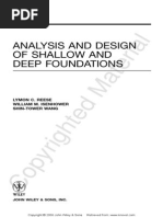 (2) Analysis and Design of Shallow and Deep Foundations